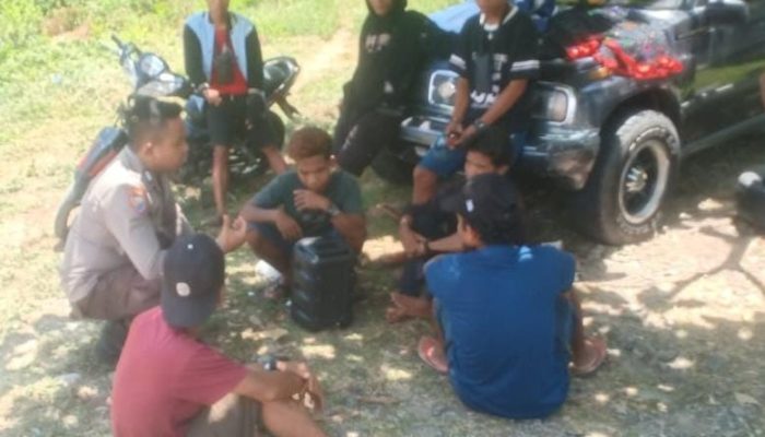 Langkah Tegas Polsek Tinombo: Patroli Siang Bolong, Gangguan Kamtibmas Tak Dibiarkan Bernapas