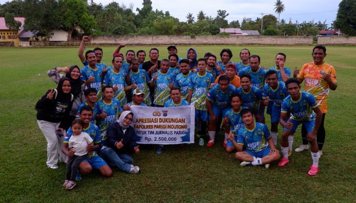 Kapolres Dorong Solidaritas Pers Lewat Laga Persahabatan