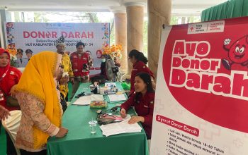 Momentum HUT ke-24, PMI Parigi Moutong Gelar Donor Darah