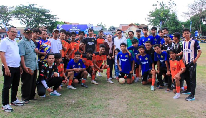 Bupati Parimo Hadir Dukung Berlian Tomoli dalam Semifinal Piala Gubernur