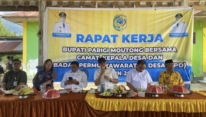 Rapat Kerja di Torono, Pemkab Parigi Moutong Fokus Sinkronisasi Program Pembangunan