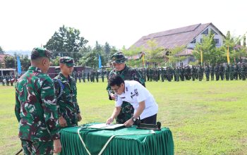 Penutupan TMMD Ke-128, Bupati Parigi Moutong Tinjau Infrastruktur Jalan