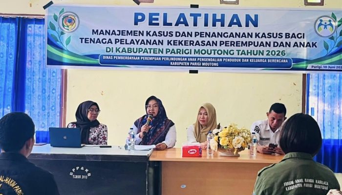 Tanggapi Lonjakan Kasus 2026, Parigi Moutong Gelar Pelatihan Manajemen Kasus untuk 50 Petugas Layanan