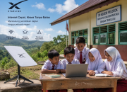 Pemerataan Pendidikan Digital, Sekolah Terpencil Parimo Dilengkapi Starlink