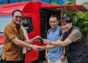 Pemkab Parimo Terima Bantuan Mobil Dapur Umum dari BNPB