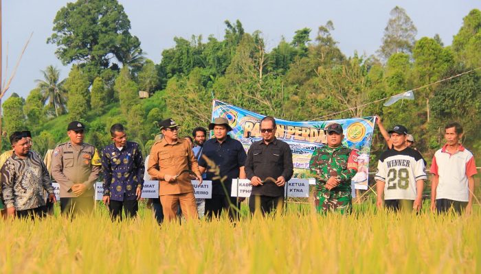 Panen Perdana Cetak Sawah Rakyat, Parimo Perkuat Langkah Menuju Swasembada Pangan